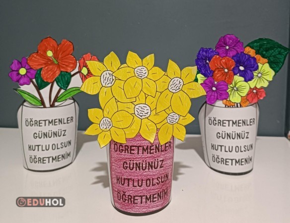 ÖĞRETMENELR GÜNÜ ÇİÇEĞİ