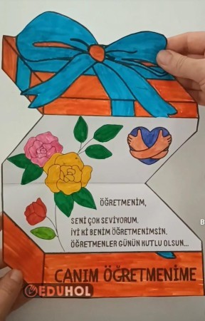 ÖĞRETMENELR GÜNÜ KARTI