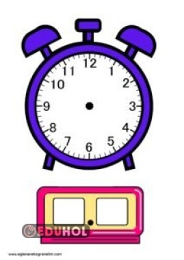 Saatler Yaz Sil Şablonları