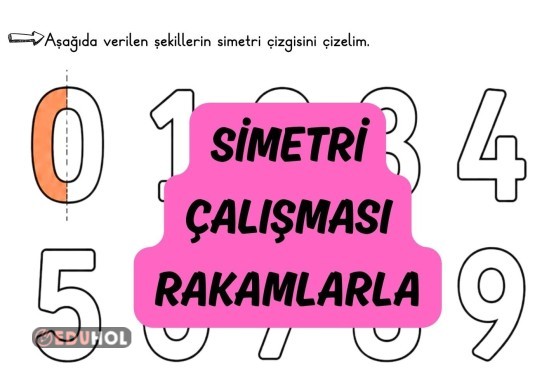 Simetri Çalışması Rakamlarla