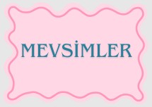 Mevsimler panosu