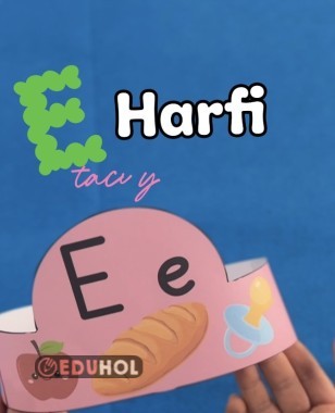 E harfi tacı RENKLİ
