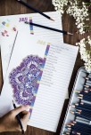 Mandala'lı Aylık Planlayıcı (Türkçe)