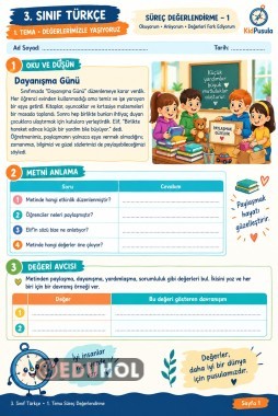 Değerlerimizle Yaşıyoruz