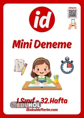 1.Sınıf Mini Deneme - 32.Hafta