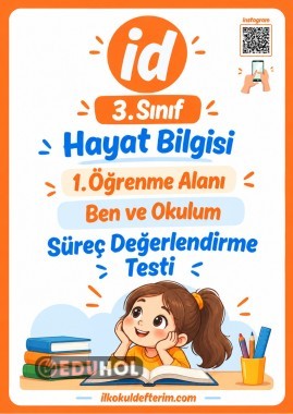 3.Sınıf Hayat Bilgisi Süreç Değerlendirme Testi - 1