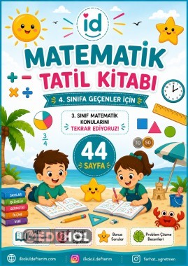 3.Sınıf Matematik Yaz Tatili Kitabı