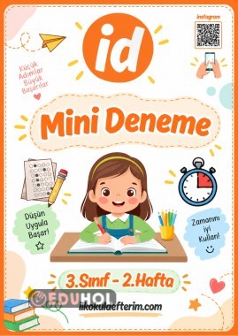 3.Sınıf Mini Deneme - 2.Hafta