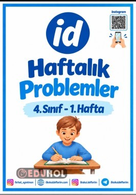 4.Sınıf Haftalık Problemler 1. Hafta