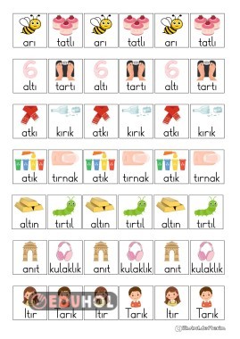 I Sesi İnteraktif Defter Yapıştırma Etkinliği