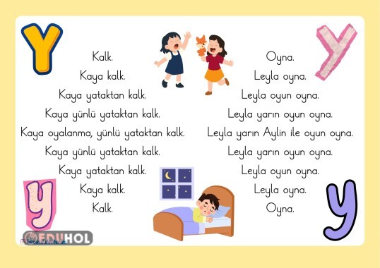 Y Sesi Karesel Metin Çalışması