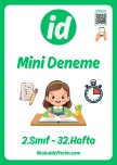 2.Sınıf Mini Deneme - 32.Hafta
