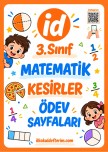 3.Sınıf Kesirler Ödev Sayfaları