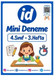 4.Sınıf Mini Deneme - 3.Hafta