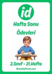 Hafta Sonu Ödevleri - 21.Hafta