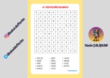 Z Sesi Kelime Bulmaca Etkinliği