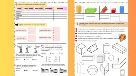 Harf Hece Bilgisi Geometrik Cisimler (2sayfa Değerlendirme)