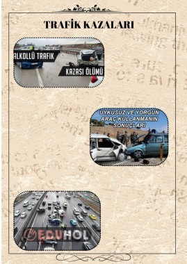 Trafik kazaları proje ödevi
