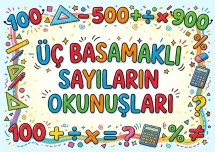 3 basamaklıları okuma ve örneği - AKILLI TAHTA ve PANO