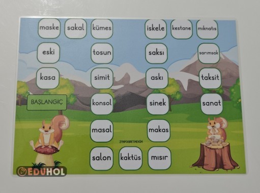 Eğlenceli S Harfi Okuma Oyunu