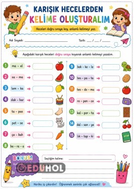 Kelime oluşturma