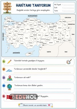 Ülkemi tanıyorum harita bilgisi