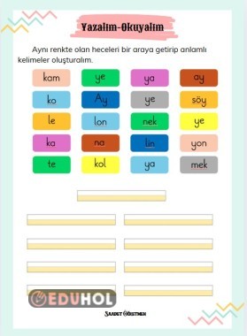 y sesi çalışma kağıdı