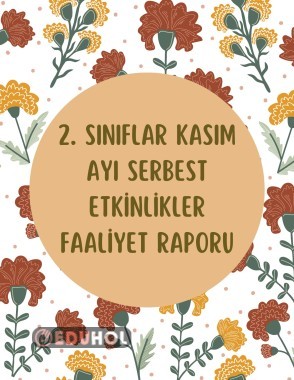 Serbest Etkinlikler KASIM Ayı Faaliyet Raporu