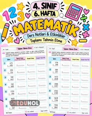 Toplamı tahmin etme