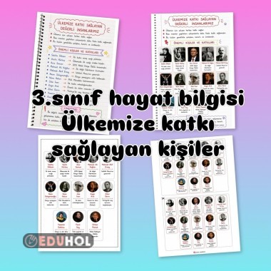 Ülkemize katkı sağlayan kişiler