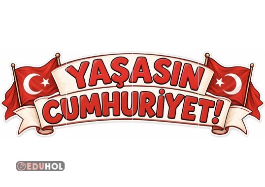 Yaşasın cumhuriyet Pano başlığı