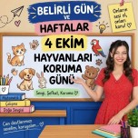 4 Ekim boyama sayfaları