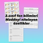 Maddeyi niteleyen özellikler