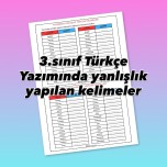 Yazımında yanlışlık yapılan kelimeler