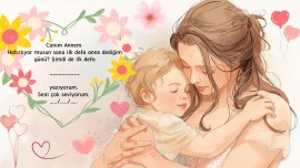 Anne yazma etkinliği