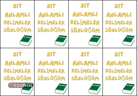 Zıt Anlamlı Kelimeler