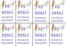 Eş Sesli Kelimeler Sözlüğü