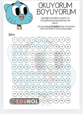 OKUYORUM BOYUYORUM 100 GÜNLÜK YARIŞMA