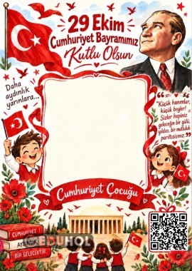 QR KODLU 29 EKİM ŞABLONU