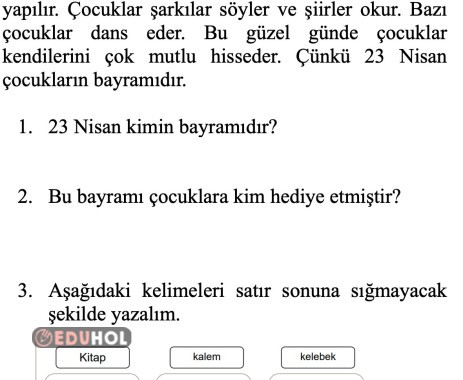 Haftalık Değerlendirme 24 Nisan