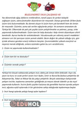 Bilgilendirici Metin 5N1K 40