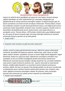 Bilgilendirici Metin 5N1K 65