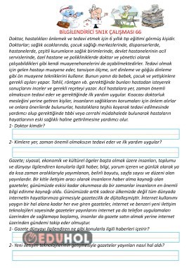 Bilgilendirici Metin 5N1K 66