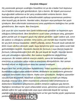 Enerji Okuma Metni