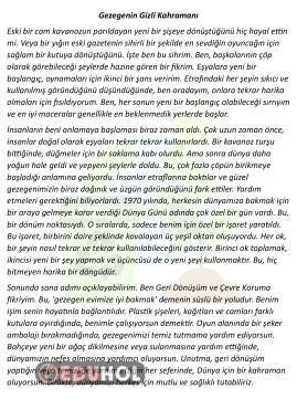 Geri Dönüşüm ve Çevre Yönetimi Okuma Metni