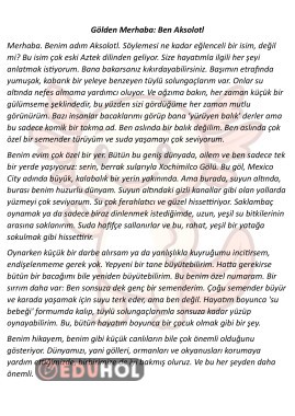 Hikaye Şeklinde Bilgilendirci Okuma Metni 4 Adet 26