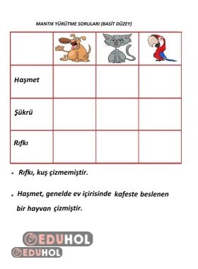 Mantik Yürütme Basit Duzey Alistirma 19