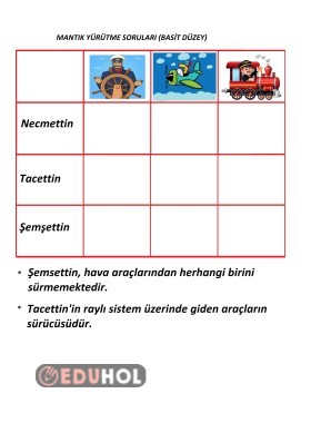 Mantik Yürütme Basit Duzey Alistirma 22