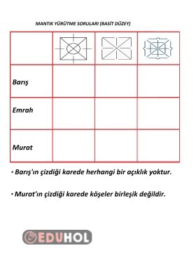 Mantık Yürütme Basit Düzey Alıştırma 51