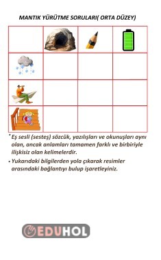Mantık Yürütme Orta Düzey Alıştırma 60